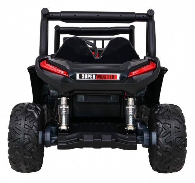 Buggy UTV terepjáró gyerekeknek Piros + távirányító + csomagtartó + lassú indítás + EVA + MP3 LED
