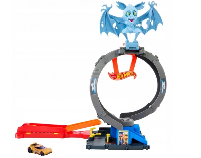 Futópálya Bat Loop hot wheels játékkészlet