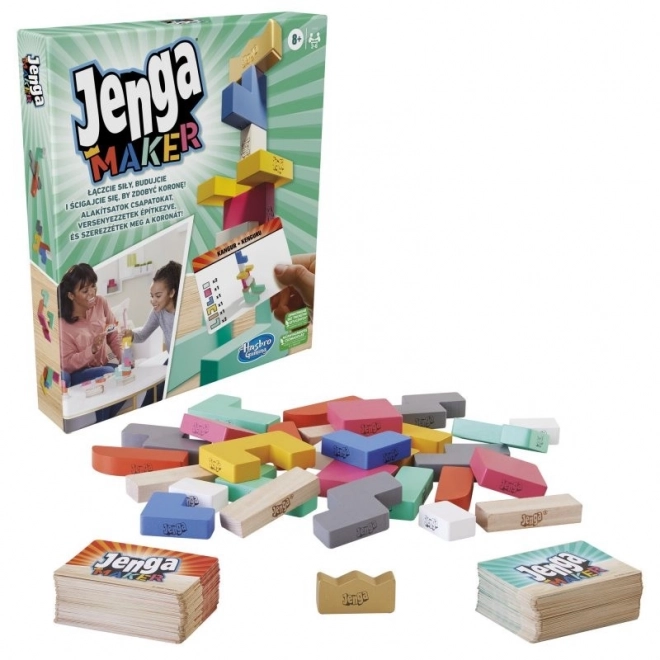 Jenga Maker ügyességi társasjáték