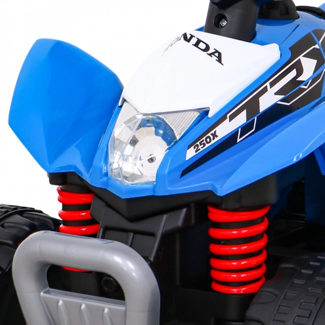 quad honda 250x trx akkumulátoros kék led világítással és műbőrszékkel