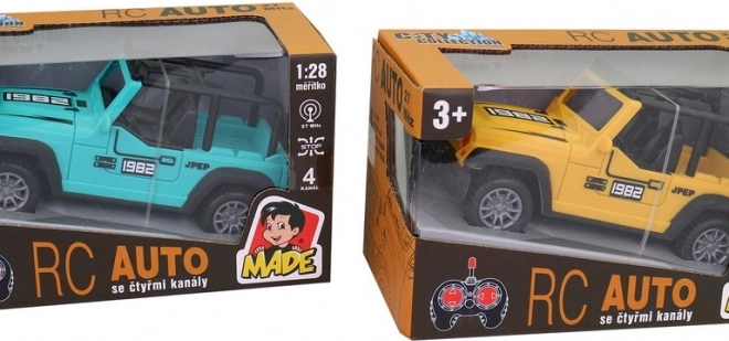 Távirányítós Jeep autó - fekete