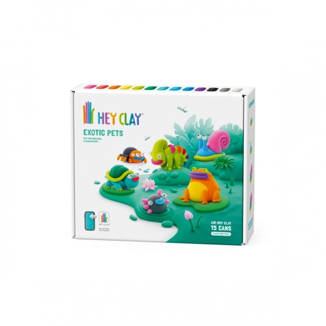 Hey Clay egzotikus állatok modellező készlet