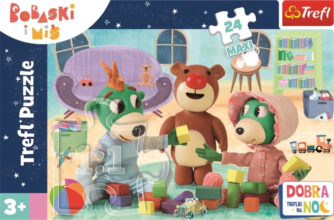 Trefl Treflikok éjszakai mókái maxi 24 darabos puzzle