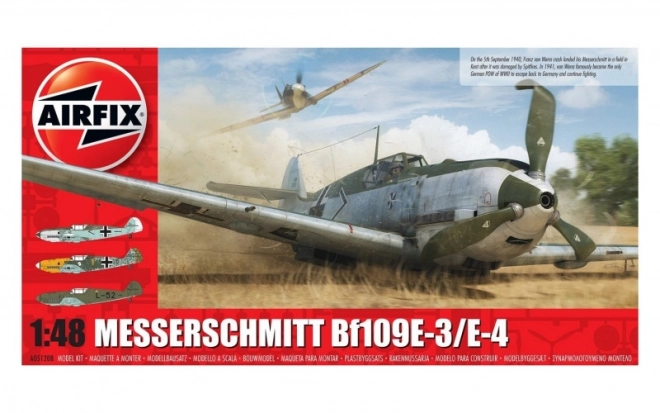 Messerschmitt Bf 109E-4/E-1 repülőgép modell 1:48