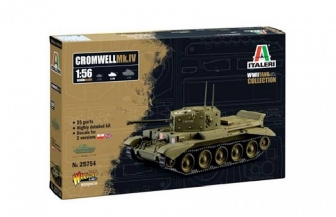 Cromwell MkIV műanyag modell 1/56