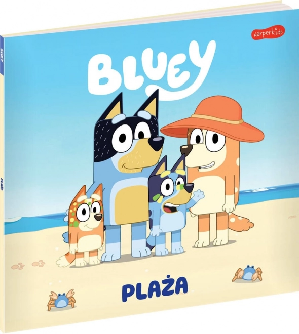 Bluey könyv - Tengerparti móka