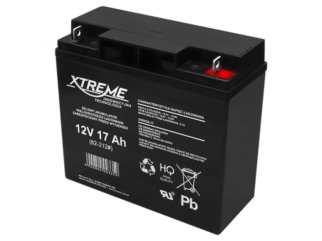 Xtreme 12V 17Ah zselés akkumulátor