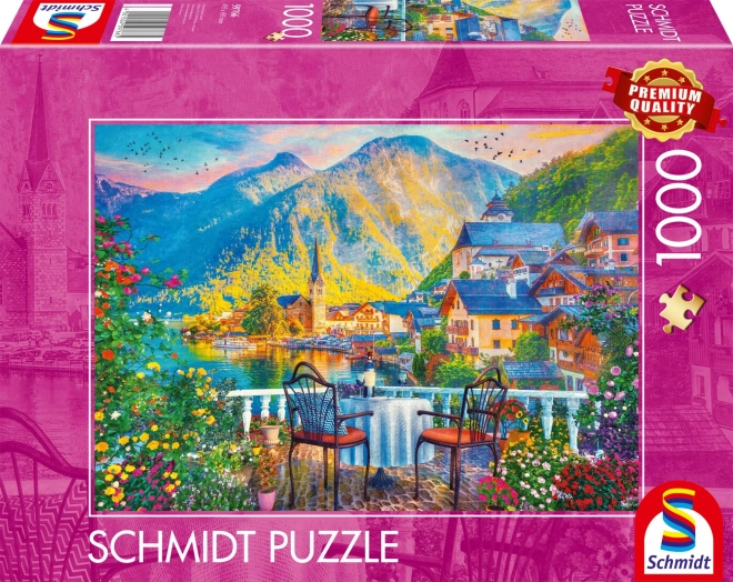 Malebný Hallstatt 1000 darabos puzzle