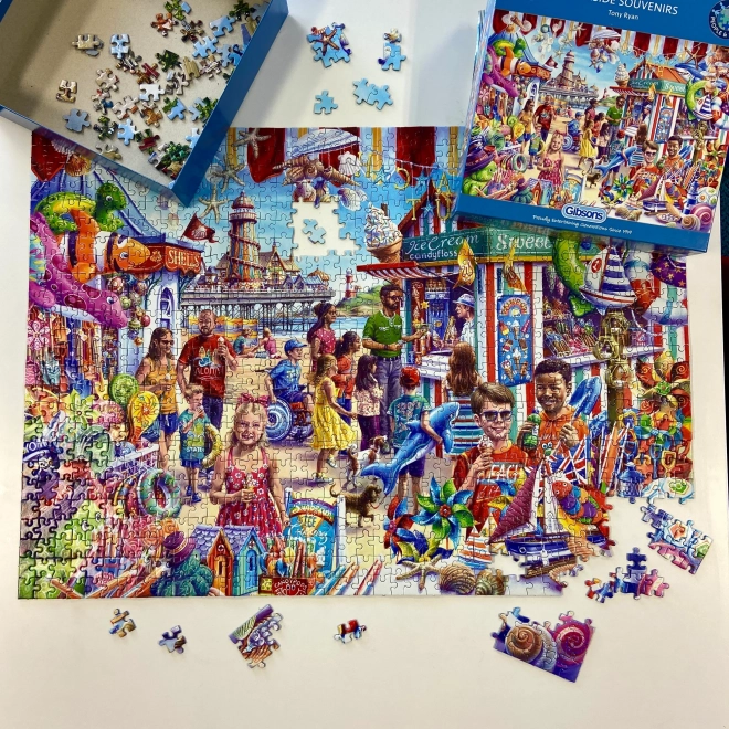 Strand emlékei puzzle 1000 darabos