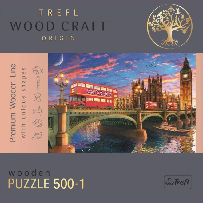 Westminster-palota és Big Ben fából készült puzzle - TREFL