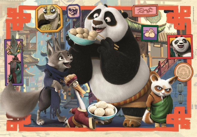 Clementoni kung fu panda maxi 24 darabos puzzle