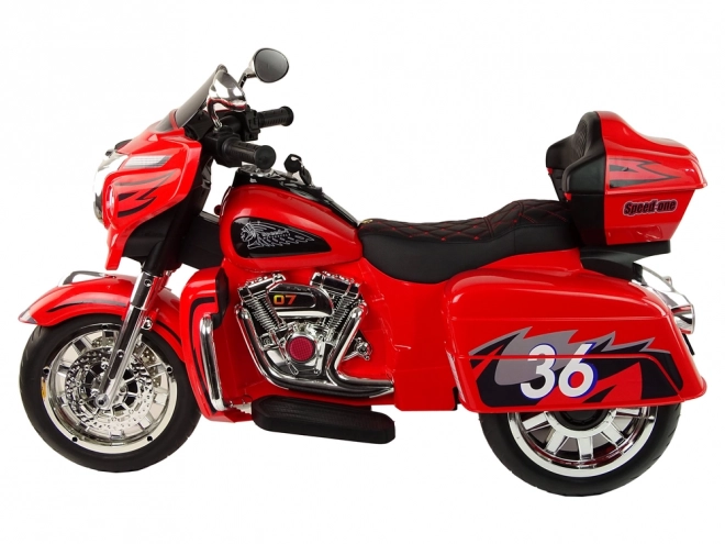 Akkumulátoros háromkerekű motor Goldwing piros