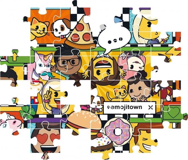 Clementoni puzzle 180 db - Emojii város