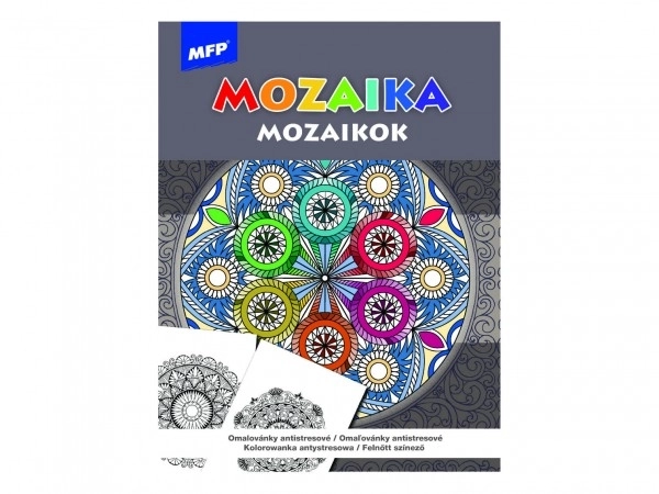 Antistress színező Mozaikok