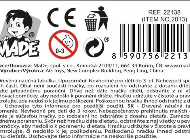 Tudományos Puzzle Számok és Állatok