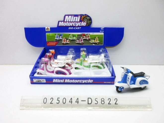 Stílusos robogó szabadon gördülő kerekekkel, 12 cm