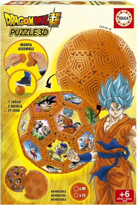 3D Puzzle Sárkány Gömb - Educa 32 darabos
