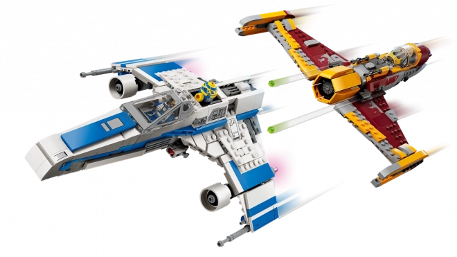 Star Wars E-Wing Új Köztársaság vs Shin Hati Vadászgép LEGO készlet