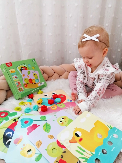 Gyermek kirakó állatkákkal Tooky Toy