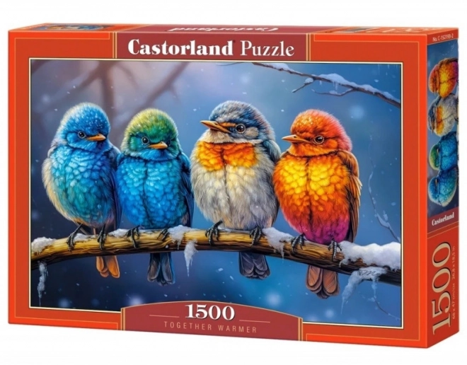 1500 darabos puzzle - Madarak, együtt melegebb