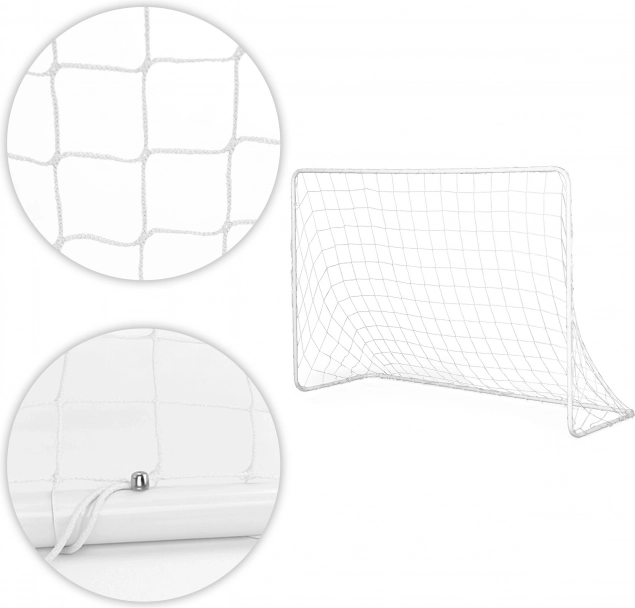 Két futballkapu futballhálóval 180x122cm ECOTOYS