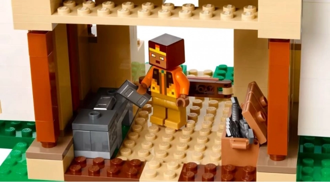 Légo minecraft vasgólem erődítmény