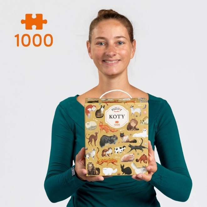 Macskás puzzle 1000 darabos