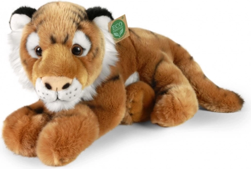 plüss tigris fekvő 36 cm környezetbarát