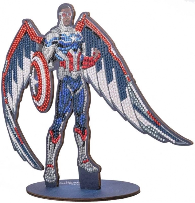 Gyémánt festés XL Avengers: Sólyom