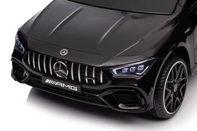 Mercedes CLA 45s AMG fekete lakkozott 4x4 akkumulátoros autó