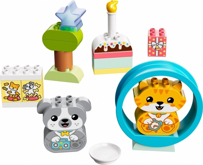 Lego Duplo első kutyám és cicám hangokkal