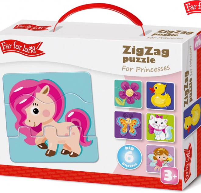 Puzzle ZigZag kis Hercegnőknek Far Far Land