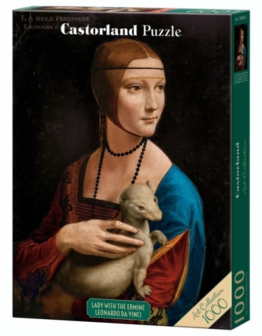 1000 darabos puzzle - Hölgy hermelinnel, Leonardo da Vinci gyűjtemény