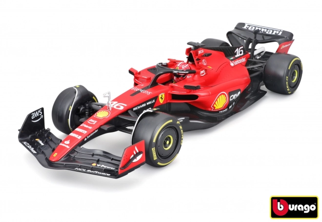 F1 Ferrari Scuderia SF-23 modell Charles Leclerc pilótával