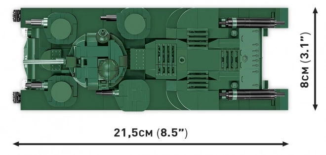 cobi nagy háborús Vickers tank modell