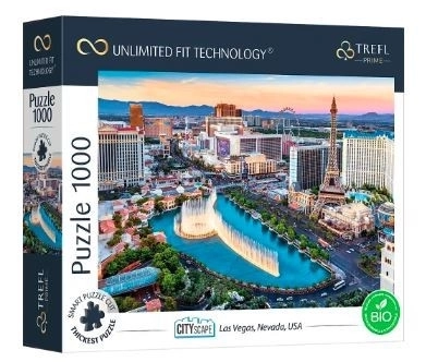 Trefl Puzzle UFT Városkép: Las Vegas, Nevada, USA 1000 darabos