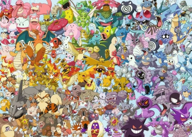 Pokémon kihívás kirakó 1000 darabbal