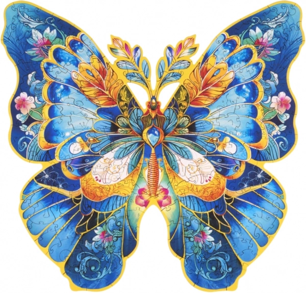 Fa puzzle Morpho Helena pillangó