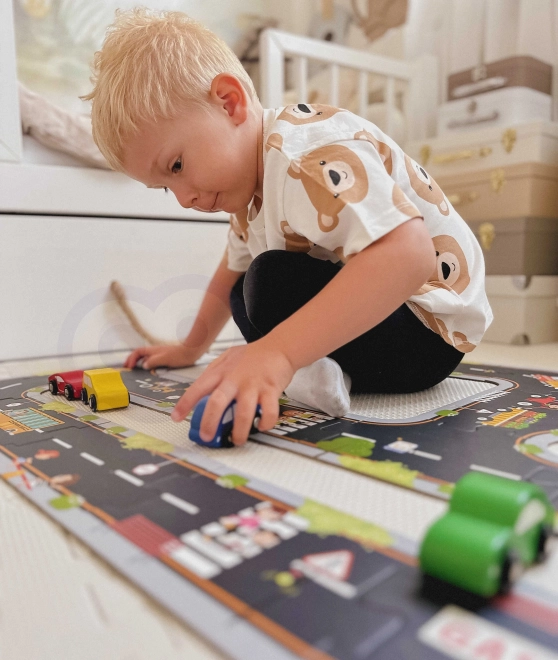 Woopie Green városi puzzle gyerekeknek - Autópálya