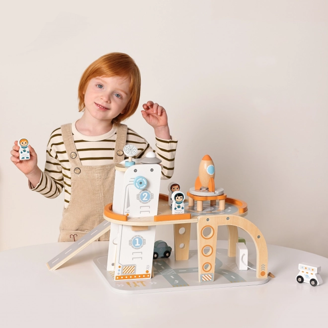TOOKY TOY fa űrállomás