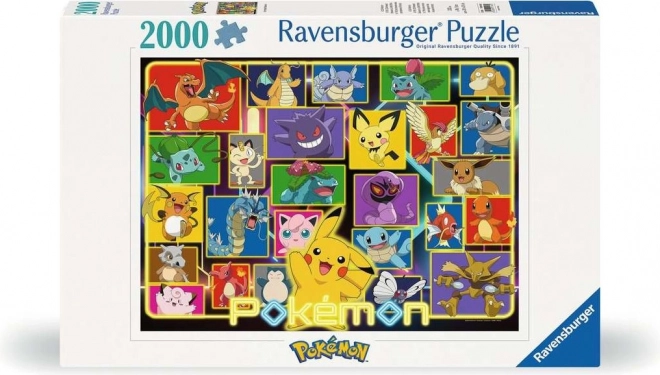 Ravensburger puzzle ragyogó Pokémonok 2000 darab