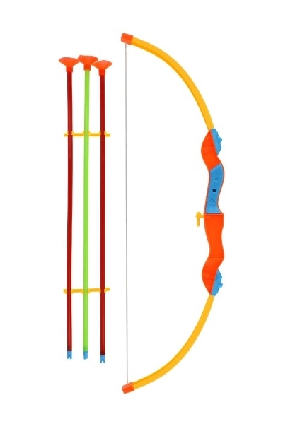 Gyermek íj szett 52cm három tapadókorongos nyíllal