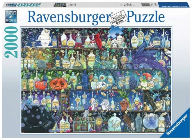 Ravensburger Puzzlekészlet Trükkök és Elixírek 2000 darab