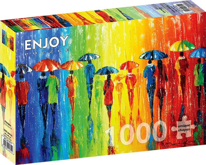 Enjoy puzzle esős nap 1000 darabos