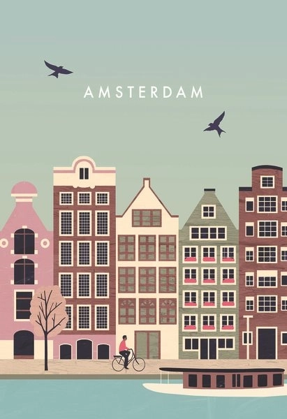 Puzzle Amsterdam 99 darabos a Ravensburgertől