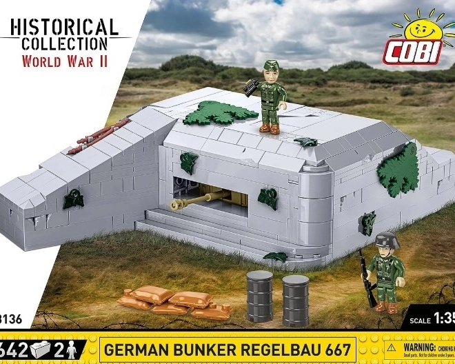 Bunkr Regelbau 667 COBI építőkockákból