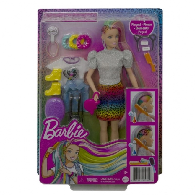 Barbie színváltós haj babája