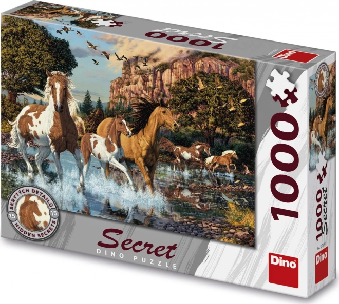 Dino Puzzle Secret Collection: Lovak 1000 Darabos