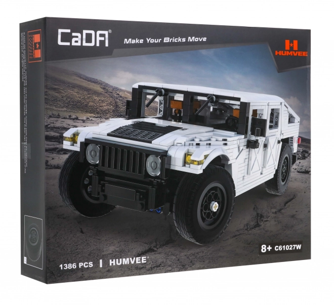 Cada technikai játék tank Humvee 1:12, 1386 db