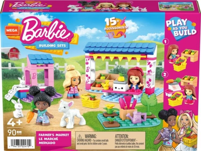 Mega Barbie farm piac építőkészlet